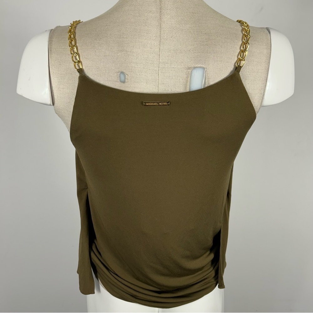 Michael Kors Moss Green Cami - Quiet Luxury / Boho Chic XS❤️ - Picture 5 of 11